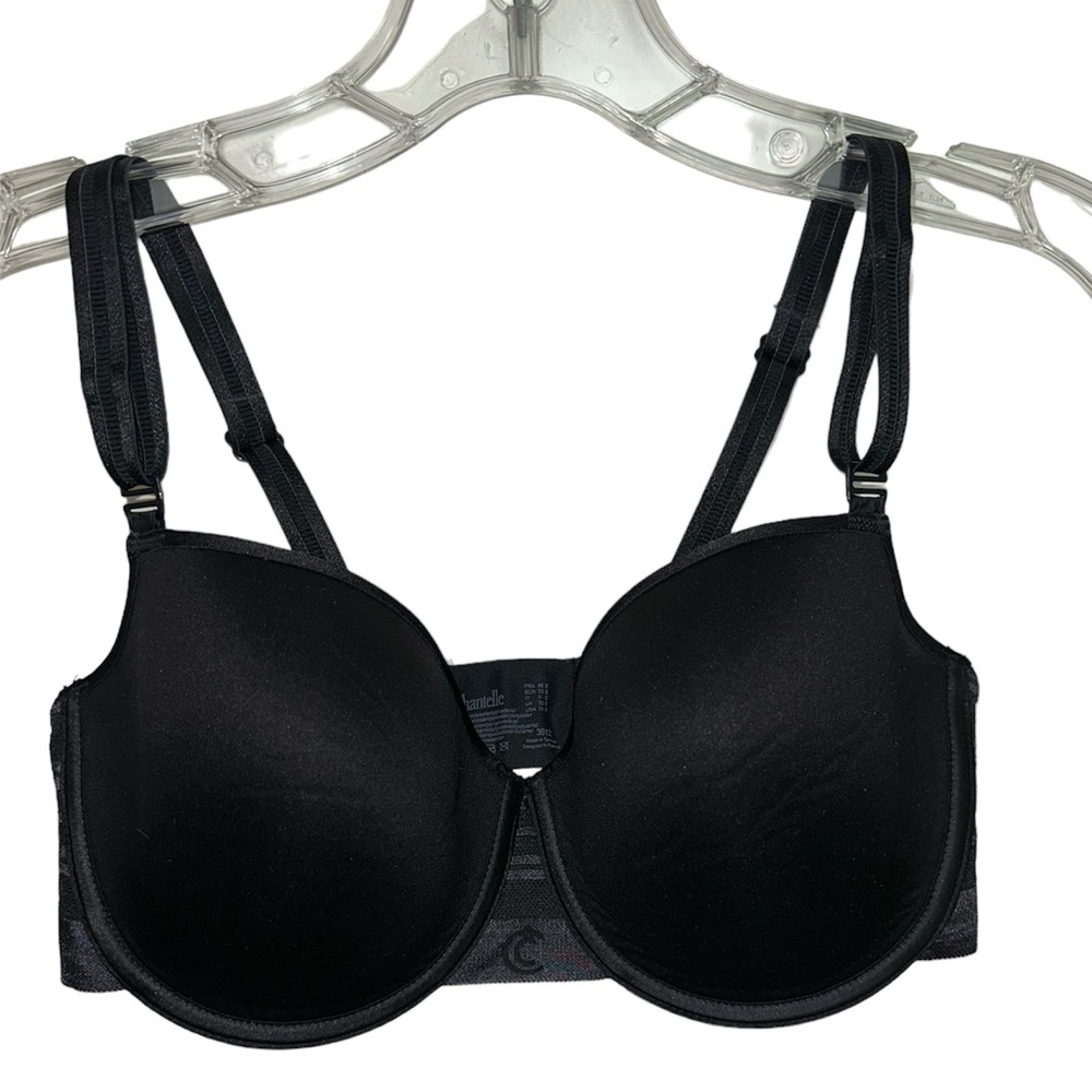 Chantelle bra blk 32E w/ convertible straps